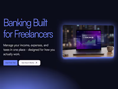 Flux: Redesigning Banking for Freelancers