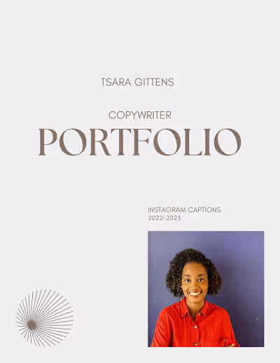 Copywriting Portfolio