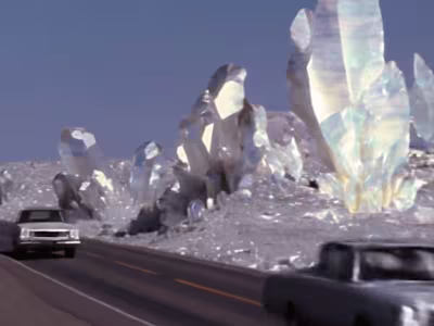 AI generated highway scene