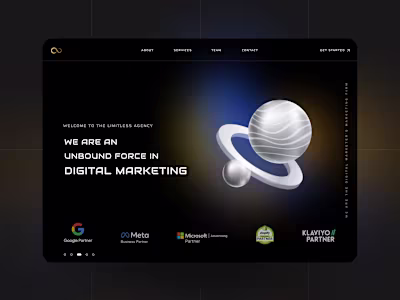 Digital Marketing Agency / Web UI