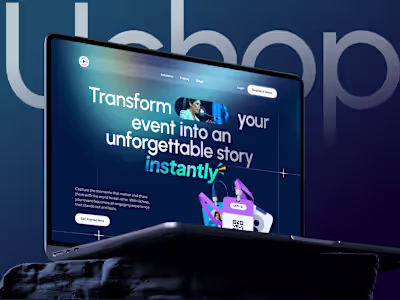 Uchop - Website Redesign UI/UX , web design