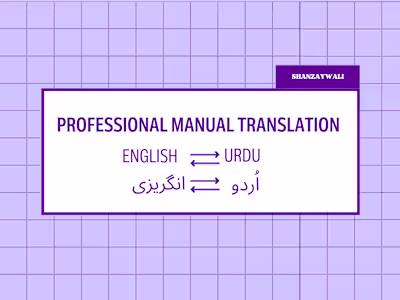 Get your English content translated to Urdu and vice versa