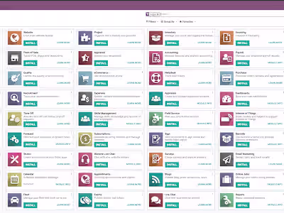 Odoo ERP Implementation and Process Automation