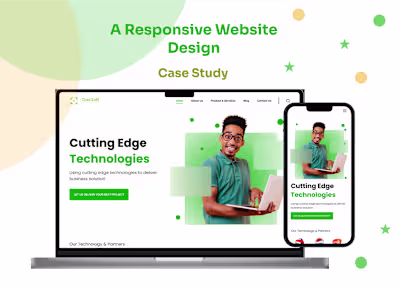 A Responsive Website for a Tech Company (start-Up)