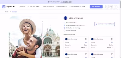 Viajar eSIM