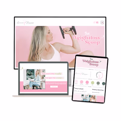 Brand & Web Design for a Registered Dietitian  