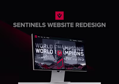 Sentinels landing page redesign