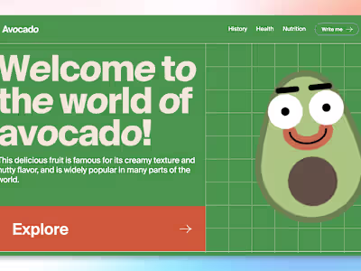 Web design & web development landing page 