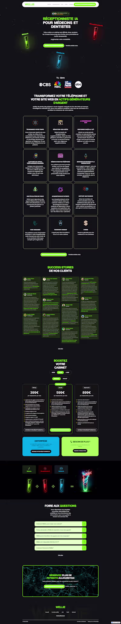 Built a multi-language landing page