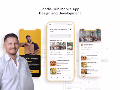 FoodieHub UIUX Case Study (Design + Development)