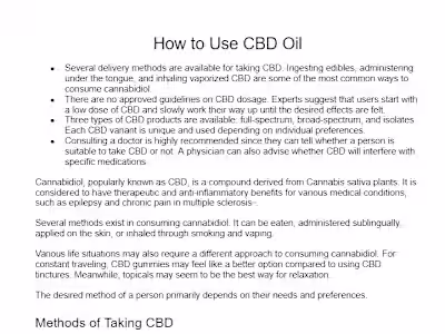 How to Use CBD Oil.docx
