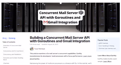 Concurrent Mail Server API Documentation