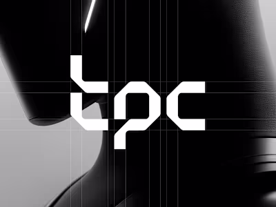 Futuristic Logo Wordmark Concept for TPC