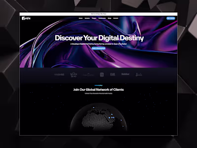 Full Website Design for RUBIQ MENA - Digital Marketing Agency