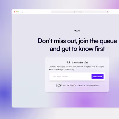 Don't miss out, join the queue and get to know first