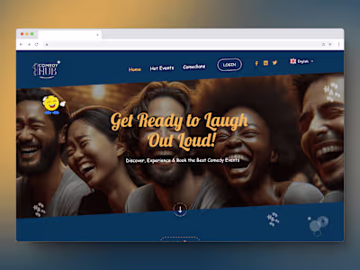 Comedy Hub Website