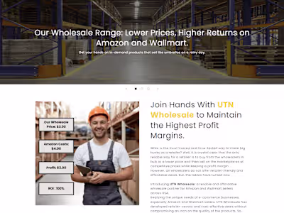 Wholesale Shopify E-Coomerce Store