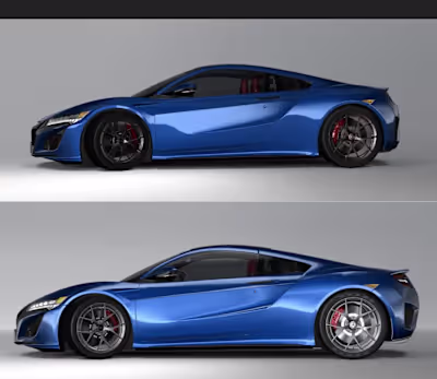 Comparison of generic environment reflections vs custom one ...