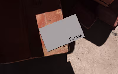 Formm — Brand Identity