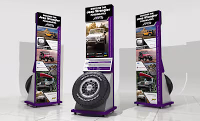 Jeep Wrangler Tire Innovation Display
