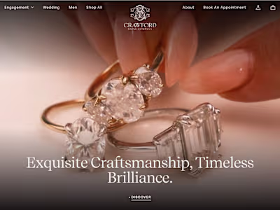 Luxury Jewelry Shopify Website