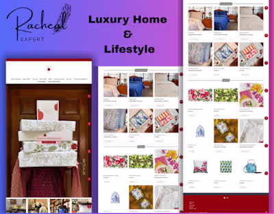 Luxury Home & Lifestyle
I designed