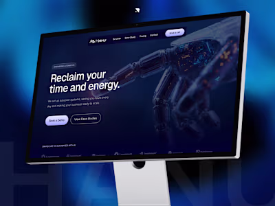 Just wrapped Hanu in Framer