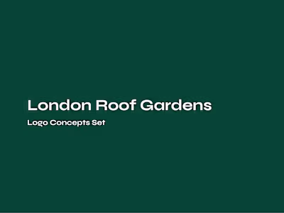 London Roof Gardens Logo Concepts