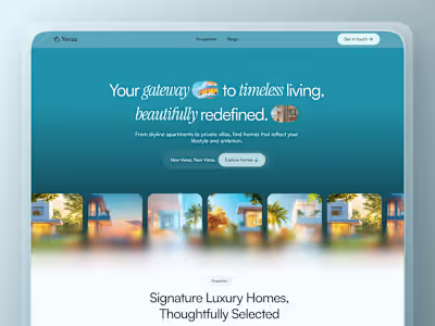 Nuvasa- Real Estate Website