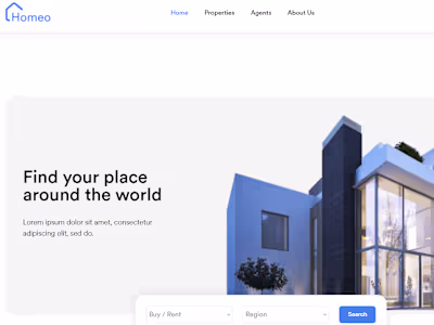 RF Real Estate Services Website