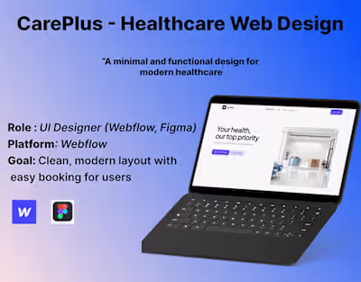 CarePlus - Modern Healthcare Web Design