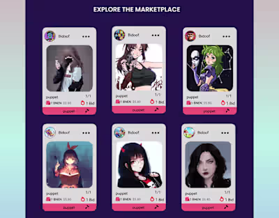 Anime website design :: Behance
