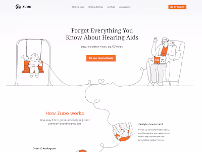 Zuoo website design