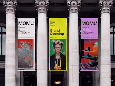 MOMU Visual Identity (Museum Branding)