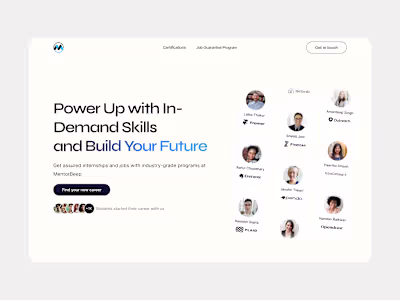 Upschool Website Design - Framer
