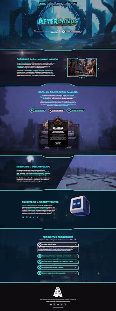 AfterLands - Minecraft Server Official Website