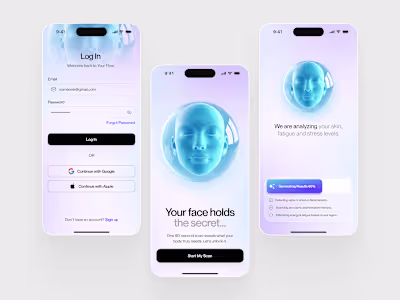 AI-Powered Wellness App Design for MyFlow