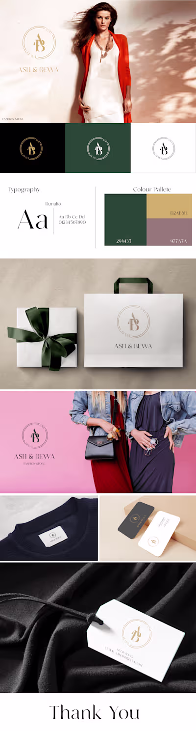 Ash & Bewa Brand Identity Design