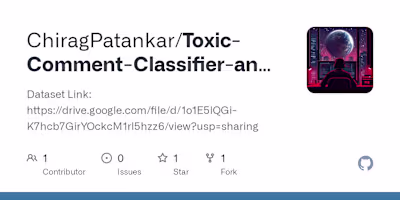 Toxic Comment Classifier and Moderator App