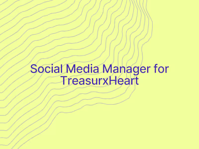Social Media Manager for TreasurxHeart