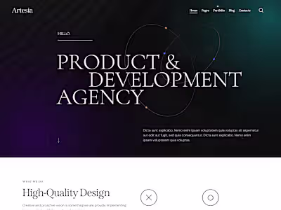 Wordpress Agency Website