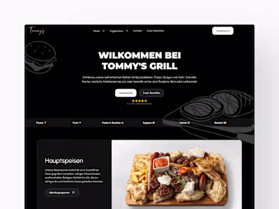 Tommy’s Grill: Tasty Website Bringing More Restaurant Guests