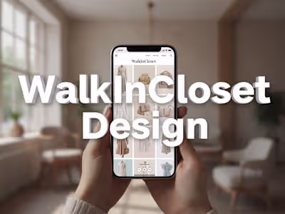 Walk In Closet Website Design and Development