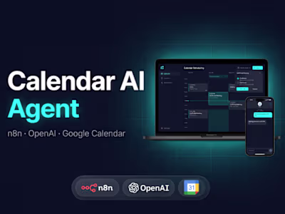 Calendar AI Agent for Event Management & Availability (n8n)