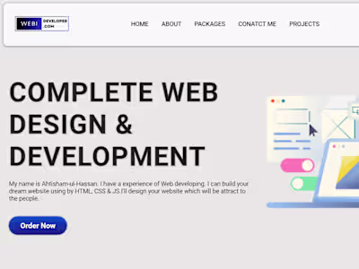 Web development portfolio