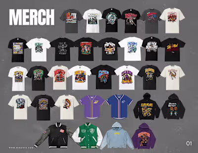 Custom Merchandise Collection Design