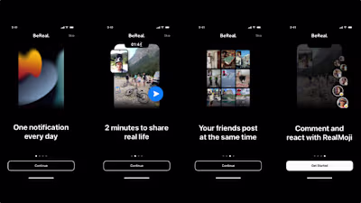BeReal Content Strategy and Design