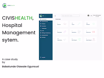 CivisHealth; Hospital management system 