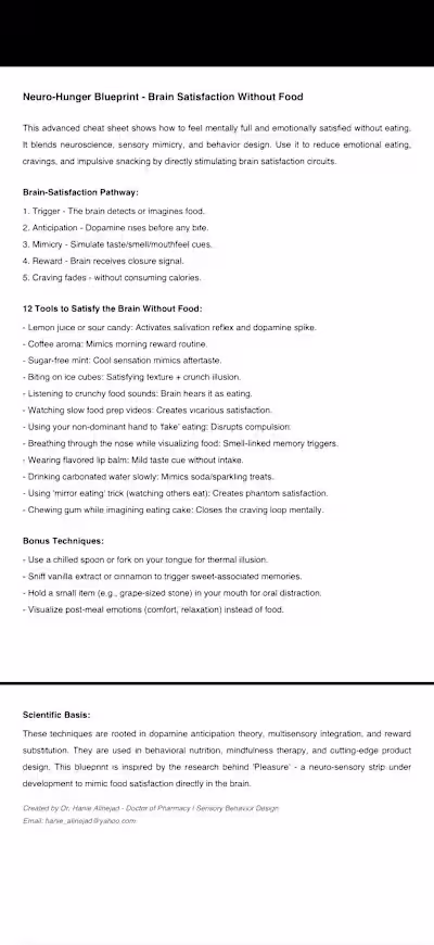 A Science-Based Guide to End Cravings Without Eating