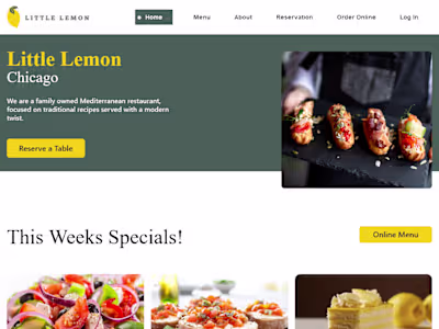 Little-Lemon restaurant 